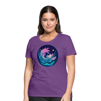 Thumbnail for Women’s Magic Aquarius Premium T-Shirt - purple