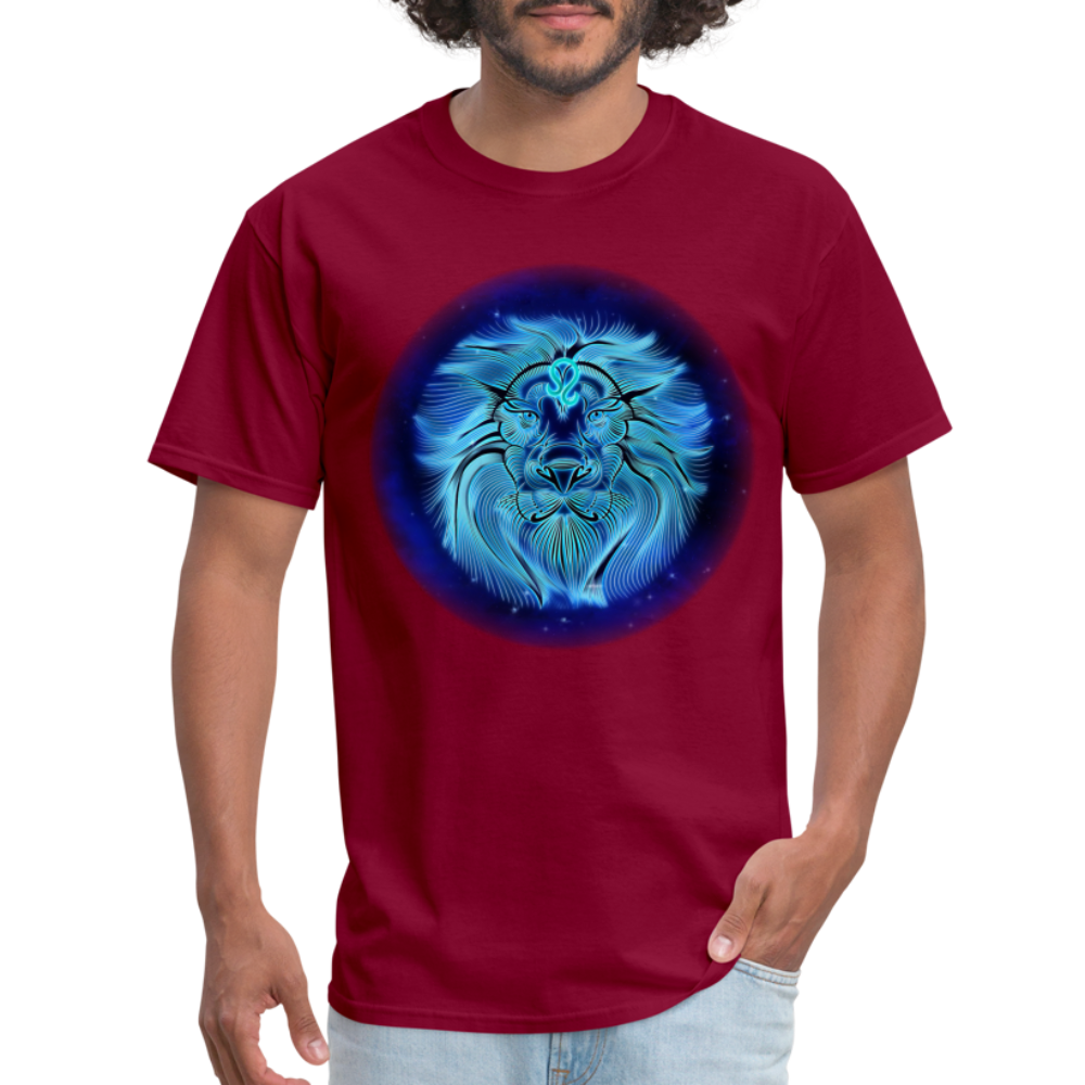 Men's Stellar Leo Classic T-Shirt - burgundy