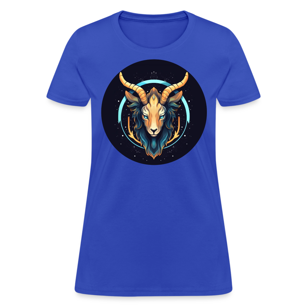 Women's Mystic Capricorn T-Shirt - royal blue