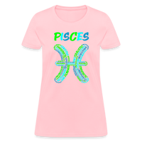 Thumbnail for Women's Power Words Pisces T-Shirt - pink