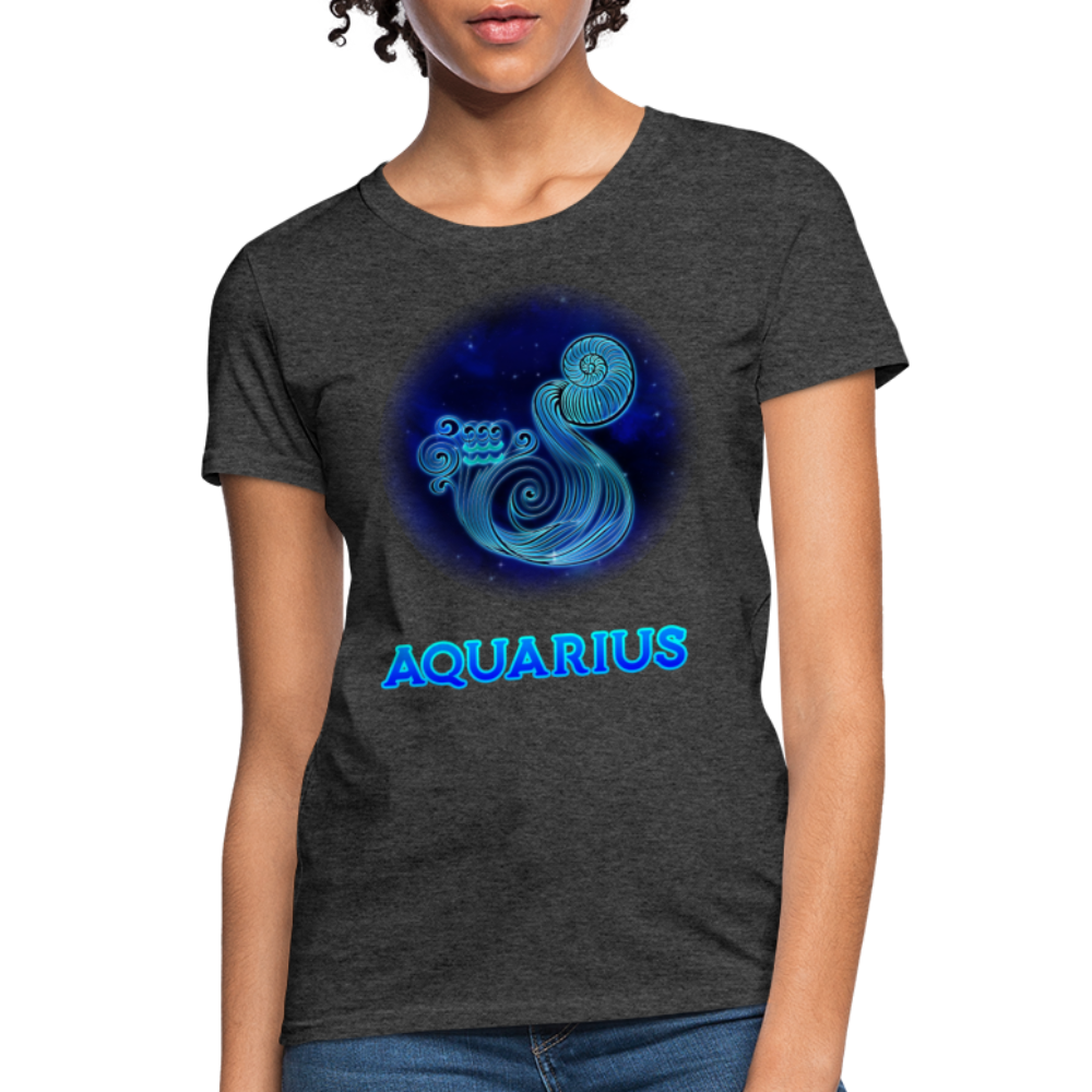 Women's Stellar Aquarius T-Shirt - heather black