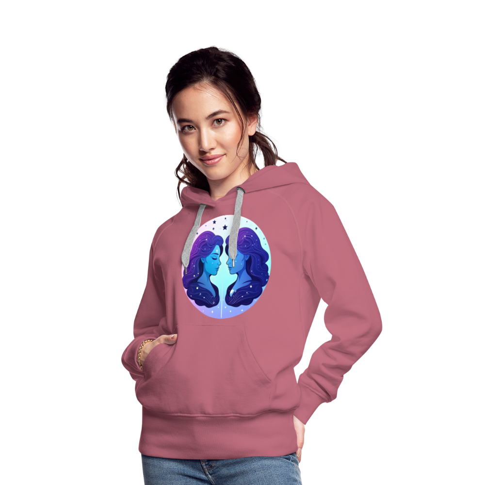 Women’s Magic Gemini Premium Hoodie - mauve