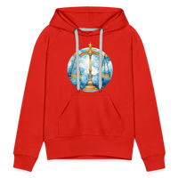 Thumbnail for Women’s Mythical Libra Premium Hoodie - red