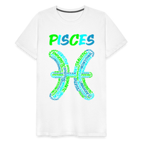 Thumbnail for Men's Power Words Pisces Premium T-Shirt - white