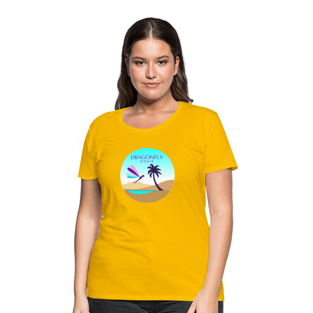 Women's Dragonfly Oasis V.2 Premium T-Shirt - sun yellow