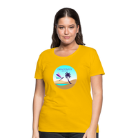 Thumbnail for Women's Dragonfly Oasis V.2 Premium T-Shirt - sun yellow