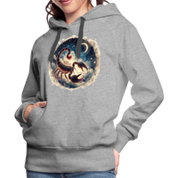 Thumbnail for Women’s Mythical Scorpio Premium Hoodie - heather grey