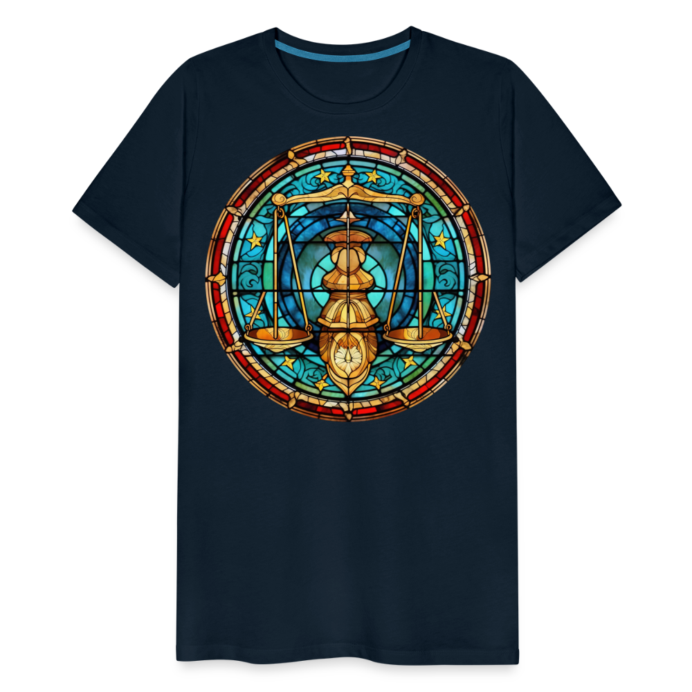 Men's Mosaic Libra Premium T-Shirt - deep navy