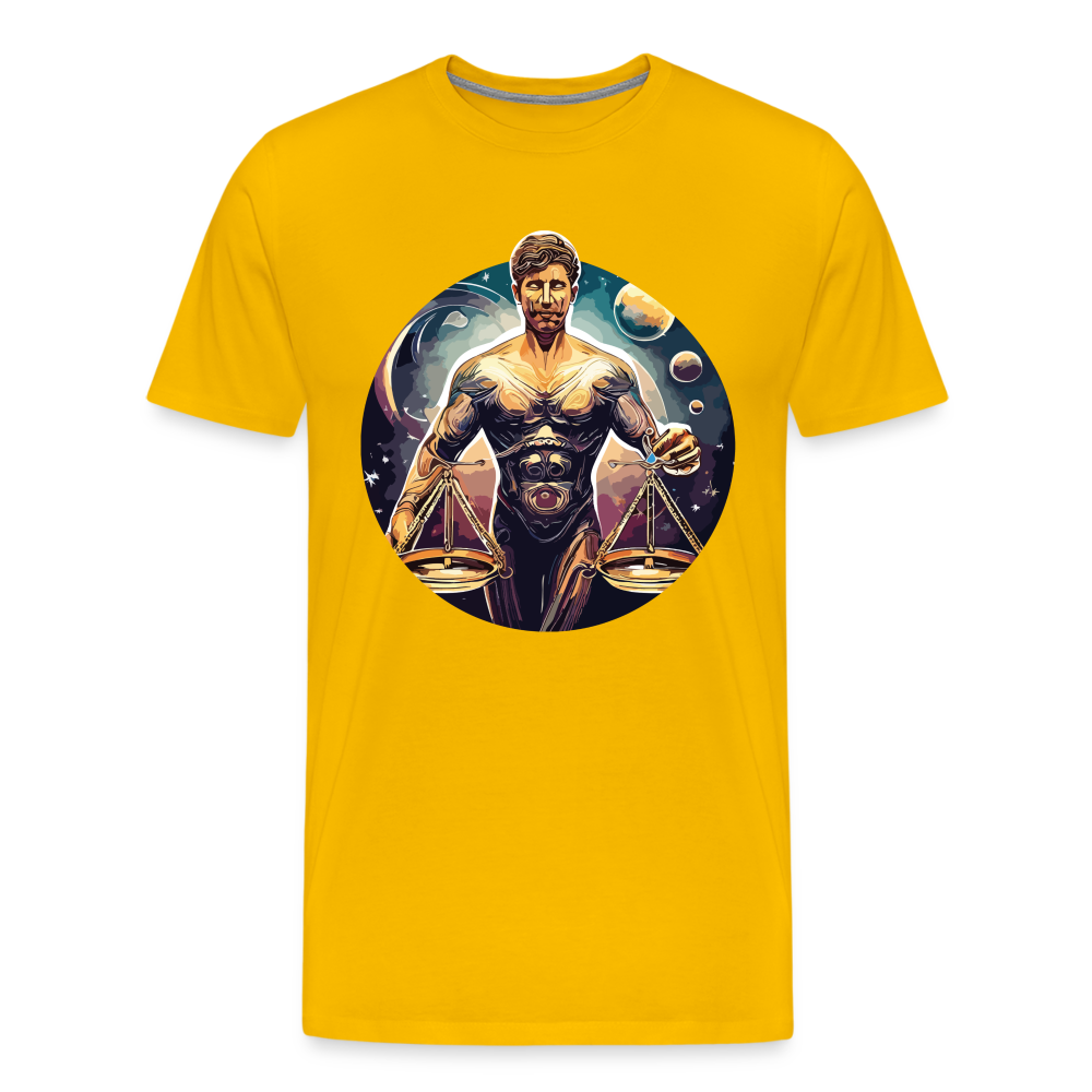 Men's Mythical Libra Premium T-Shirt - sun yellow