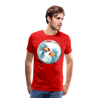 Thumbnail for Men's Mythical Pisces Premium T-Shirt - red