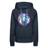 Thumbnail for Women’s Mythical Aries Premium Hoodie - navy