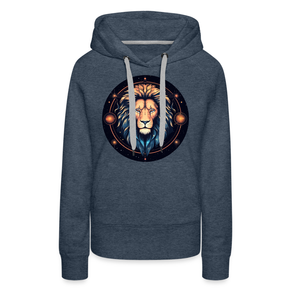 Women’s Magic Leo Premium Hoodie - heather denim