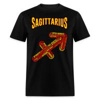 Thumbnail for Men's Power Words Sagittarius Classic T-Shirt - black