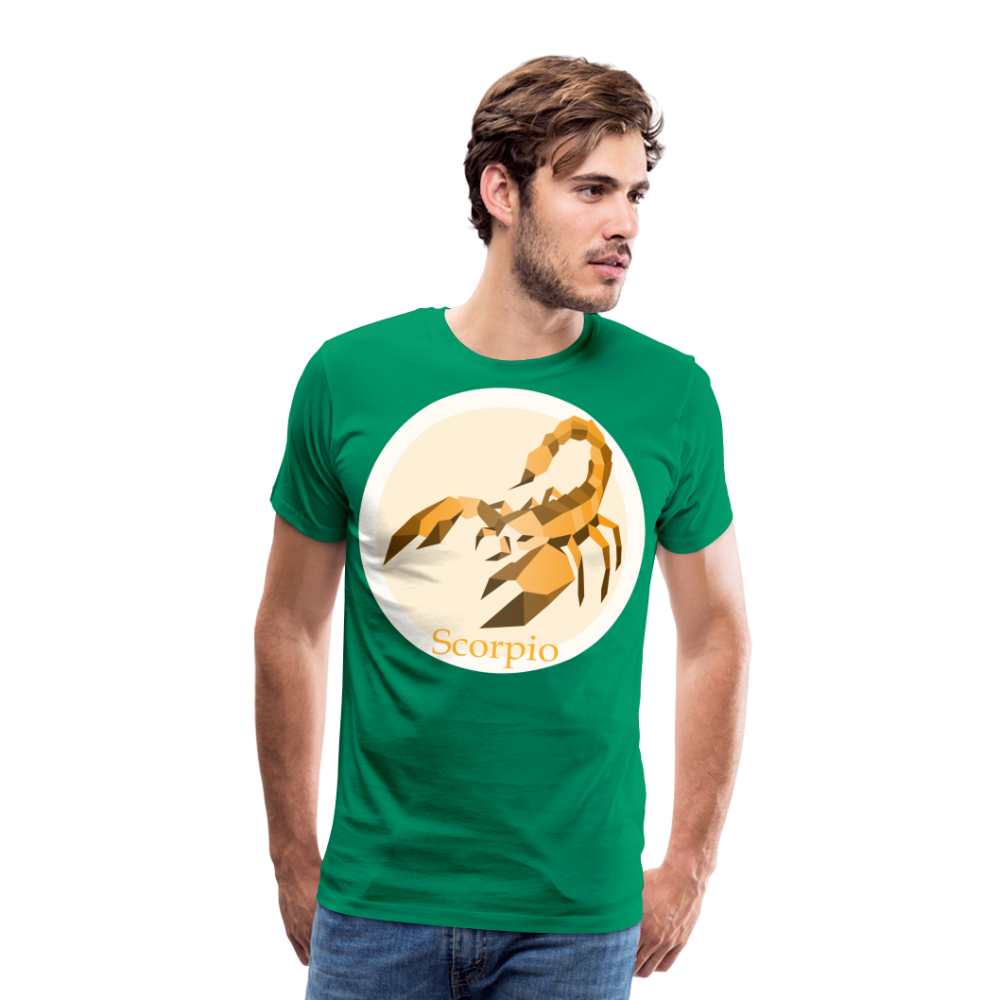 Men's Mosaic Scorpio Premium T-Shirt - kelly green