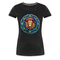 Thumbnail for Women's Mosaic Leo Premium T-Shirt - charcoal grey