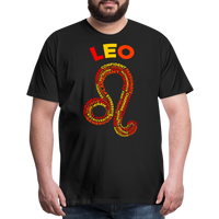 Thumbnail for Men's Power Words Leo Premium T-Shirt - black