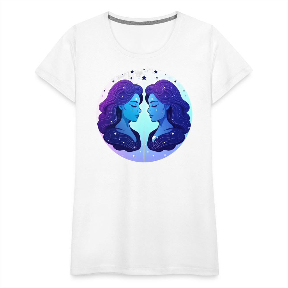 Women’s Magic Gemini Premium T-Shirt - white