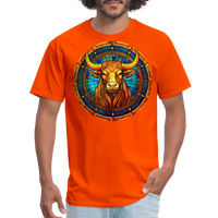 Thumbnail for Men's Mosaic Taurus Classic T-Shirt - orange