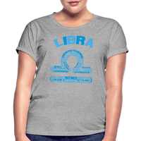 Thumbnail for Women's Power Words Libra Relaxed Fit T-Shirt - heather gray