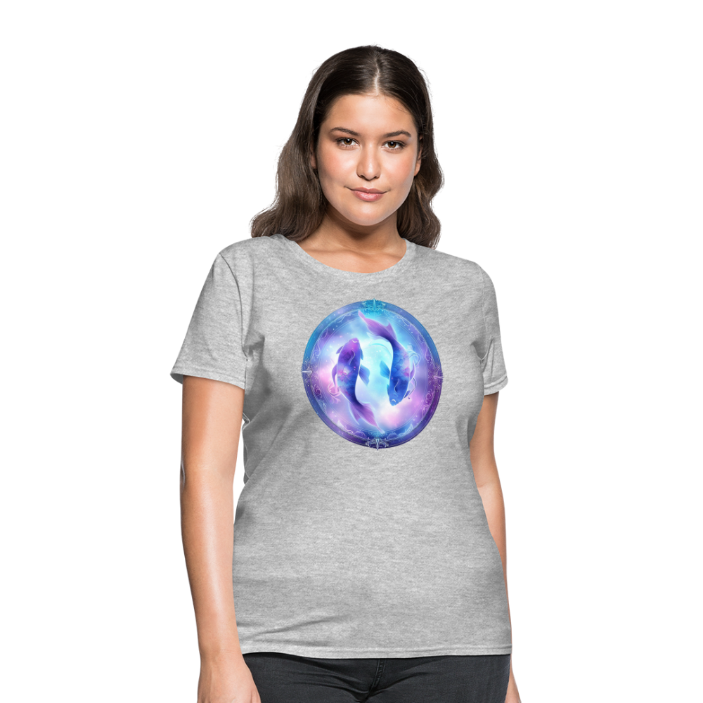 Women's Classic Pisces T-Shirt - heather gray