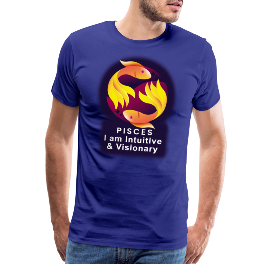 Men's Glow Pisces Premium T-Shirt - royal blue