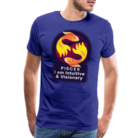 Thumbnail for Men's Glow Pisces Premium T-Shirt - royal blue