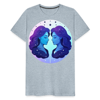 Thumbnail for Men's Magic Gemini Premium T-Shirt - heather ice blue