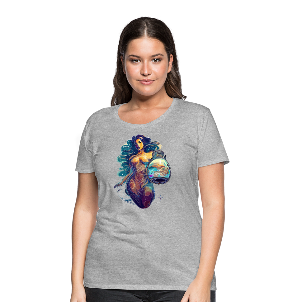 Women’s Mythical Aquarius Premium T-Shirt - heather gray