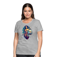 Thumbnail for Women’s Mythical Aquarius Premium T-Shirt - heather gray