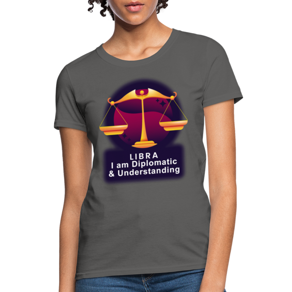 Women's Glow Libra T-Shirt - charcoal