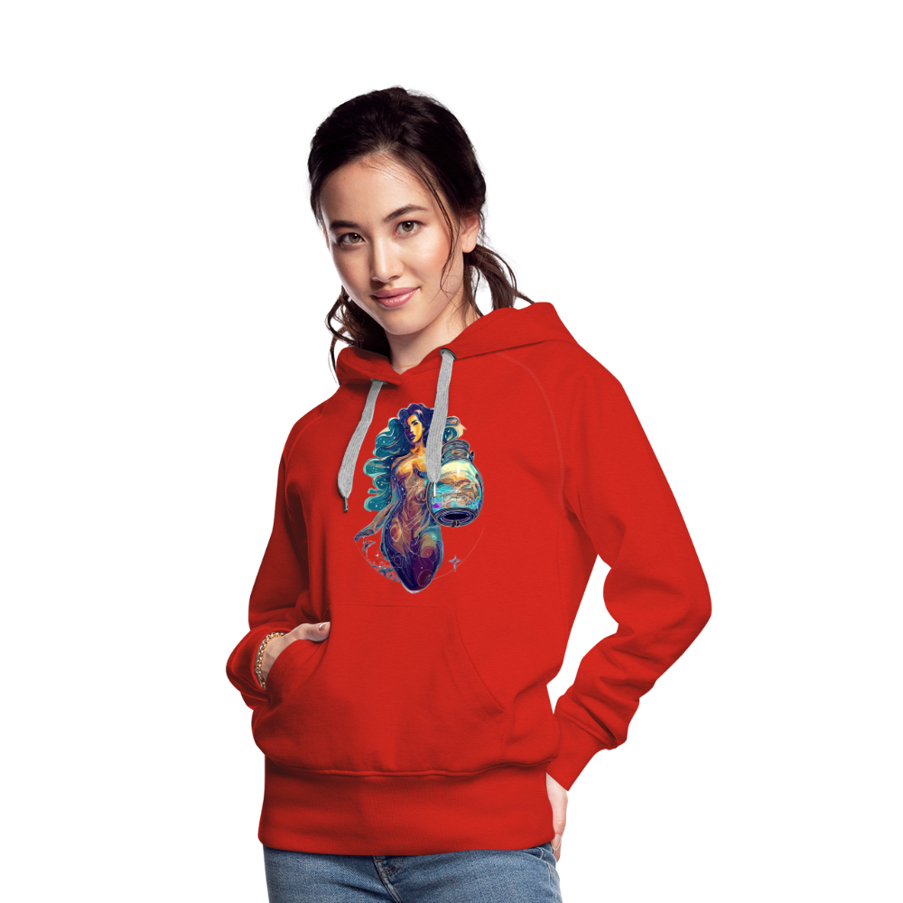 Women’s Mythical Aquarius Premium Hoodie - red