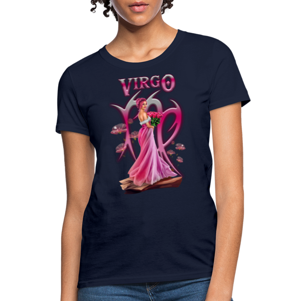 Astral Virgo Women's T-Shirt - navy