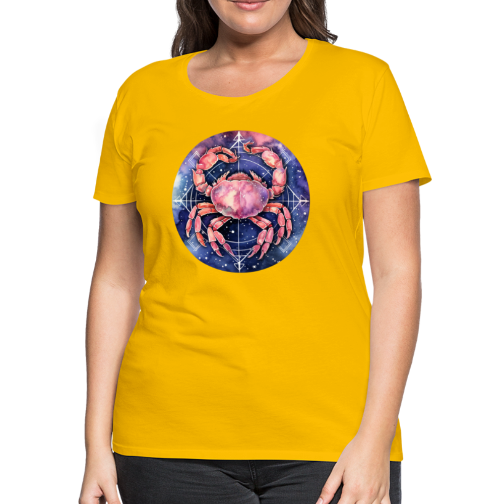 Women’s Mythical Cancer Premium T-Shirt - sun yellow