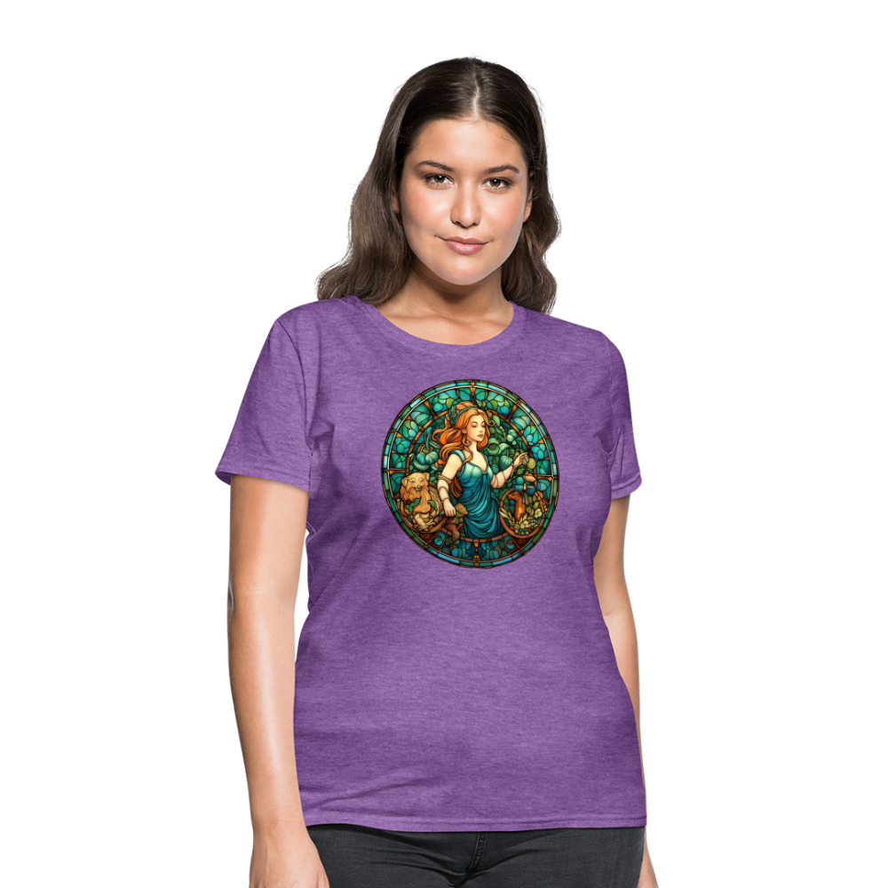 Women's Mosaic Virgo T-Shirt - purple heather