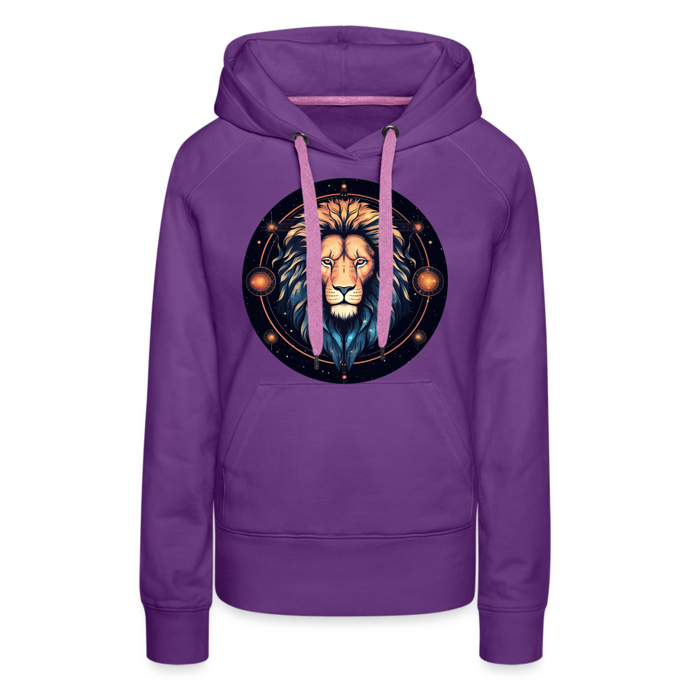 Women’s Magic Leo Premium Hoodie - purple 