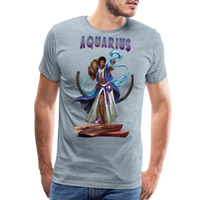 Thumbnail for Men's Astral Aquarius Premium T-Shirt - heather ice blue