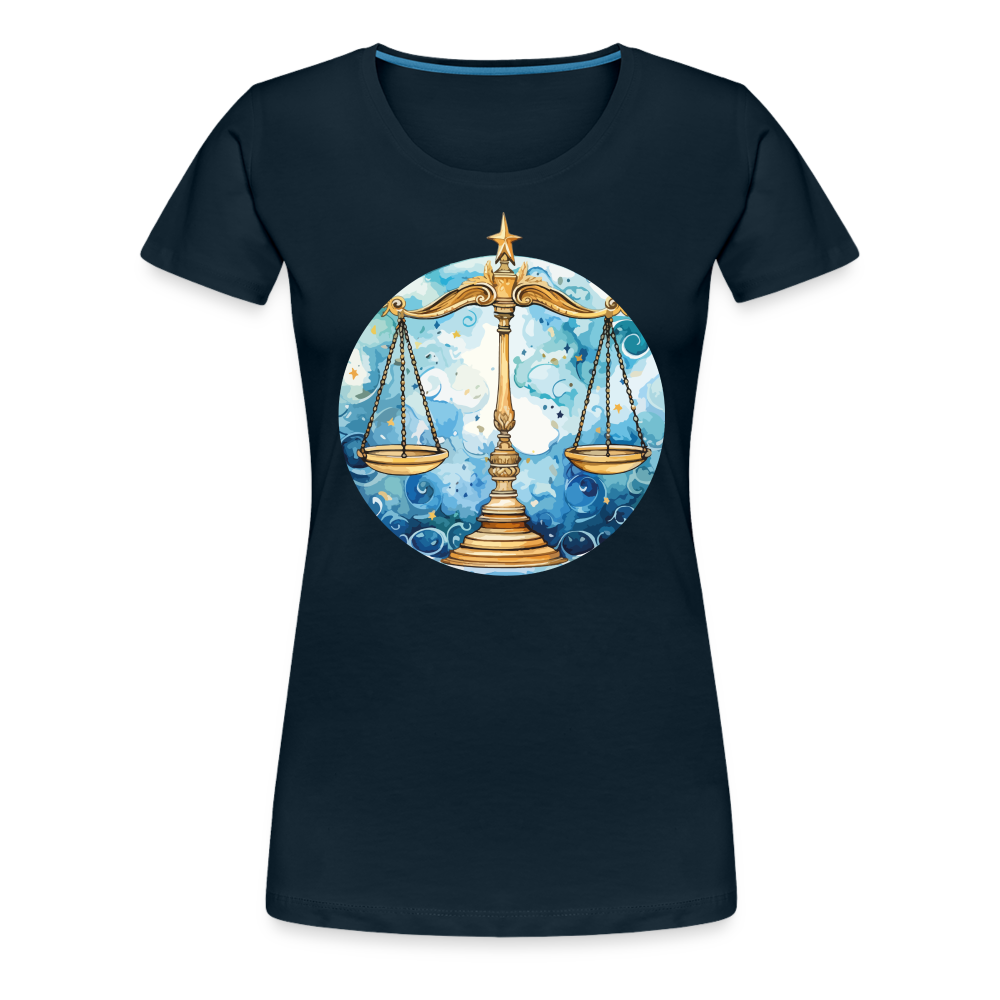 Women’sMythical Libra Premium T-Shirt - deep navy