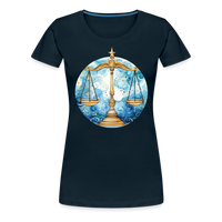 Thumbnail for Women’sMythical Libra Premium T-Shirt - deep navy