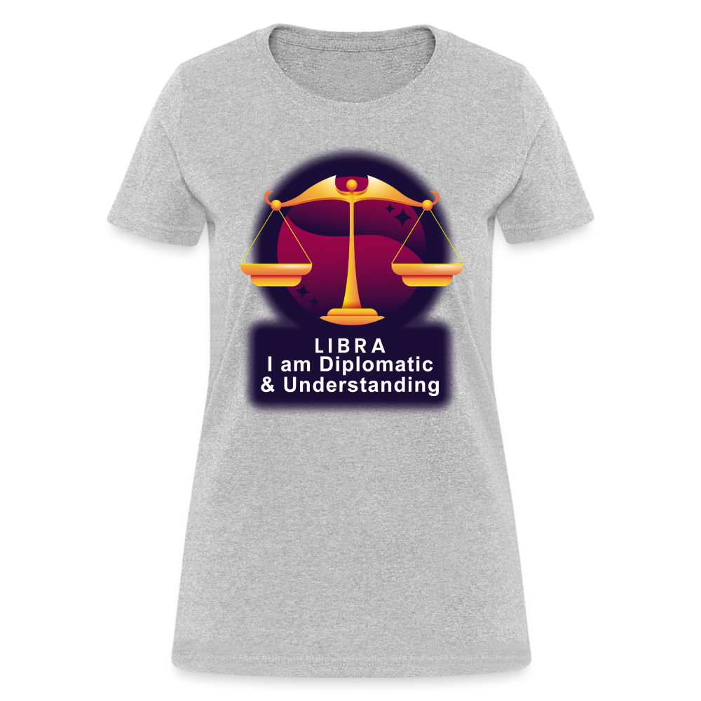 Women's Glow Libra T-Shirt - heather gray