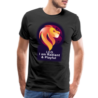 Thumbnail for Men's Glow Leo Premium T-Shirt - black