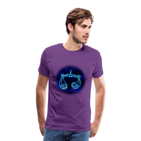 Thumbnail for Men's Libra Premium T-Shirt - purple