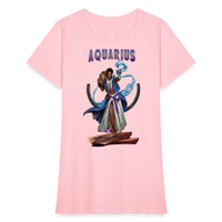 Thumbnail for Women's Astral Aquarius T-Shirt - pink