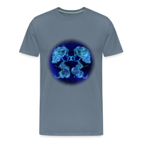 Thumbnail for Men's Gemini Premium T-Shirt - steel blue