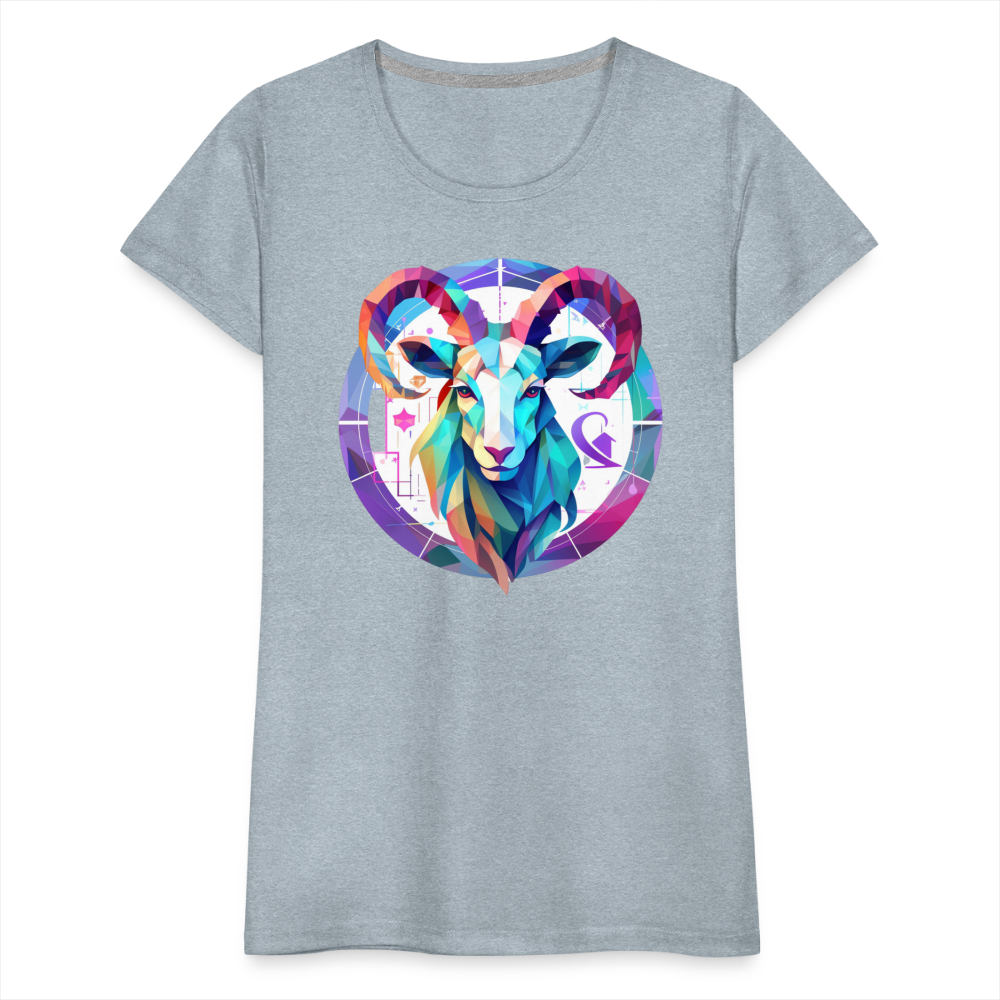 Women’s Mythical Aries Premium T-Shirt - heather ice blue