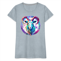 Thumbnail for Women’s Mythical Aries Premium T-Shirt - heather ice blue