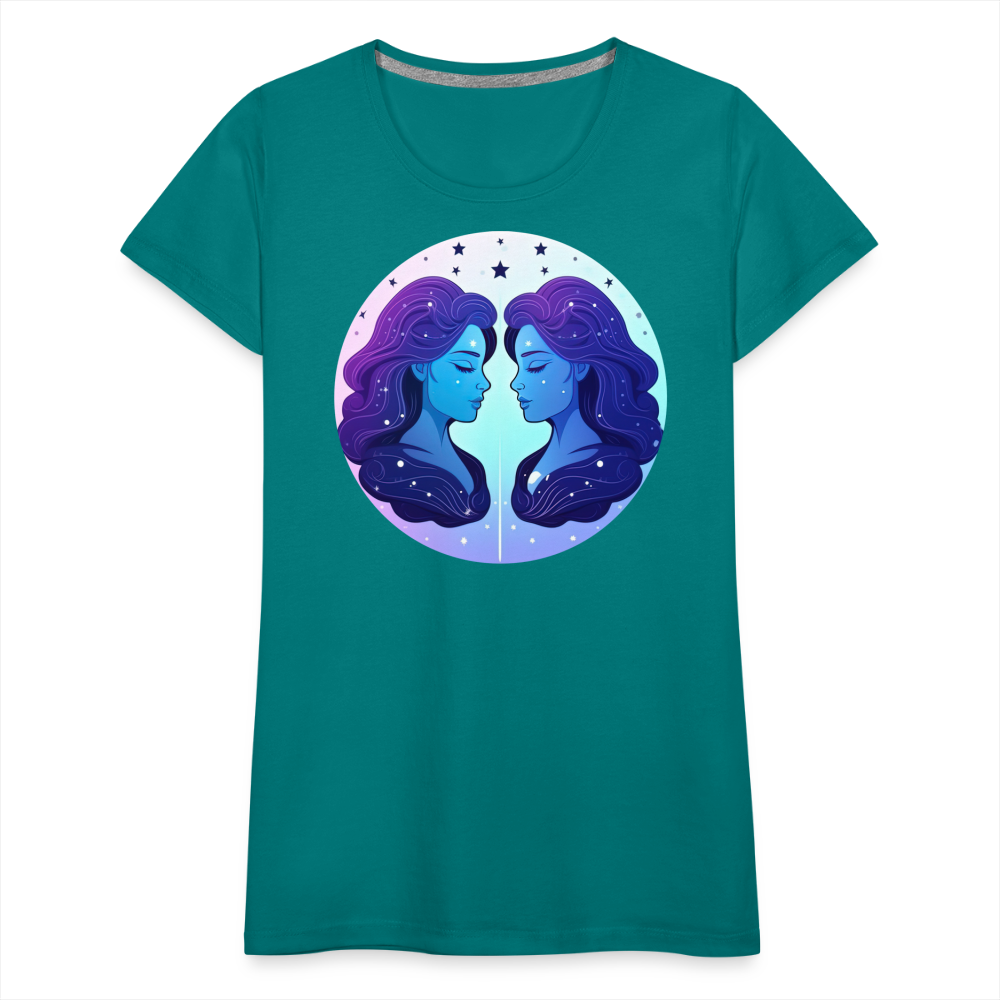 Women’s Magic Gemini Premium T-Shirt - teal