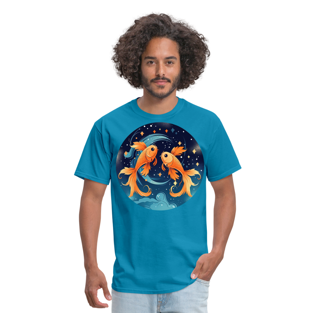 Men's Magic Pisces Classic T-Shirt - turquoise