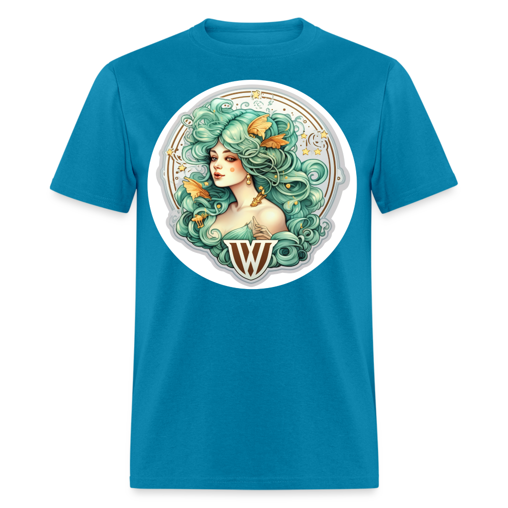 Men's Symbol Virgo Classic T-Shirt - turquoise