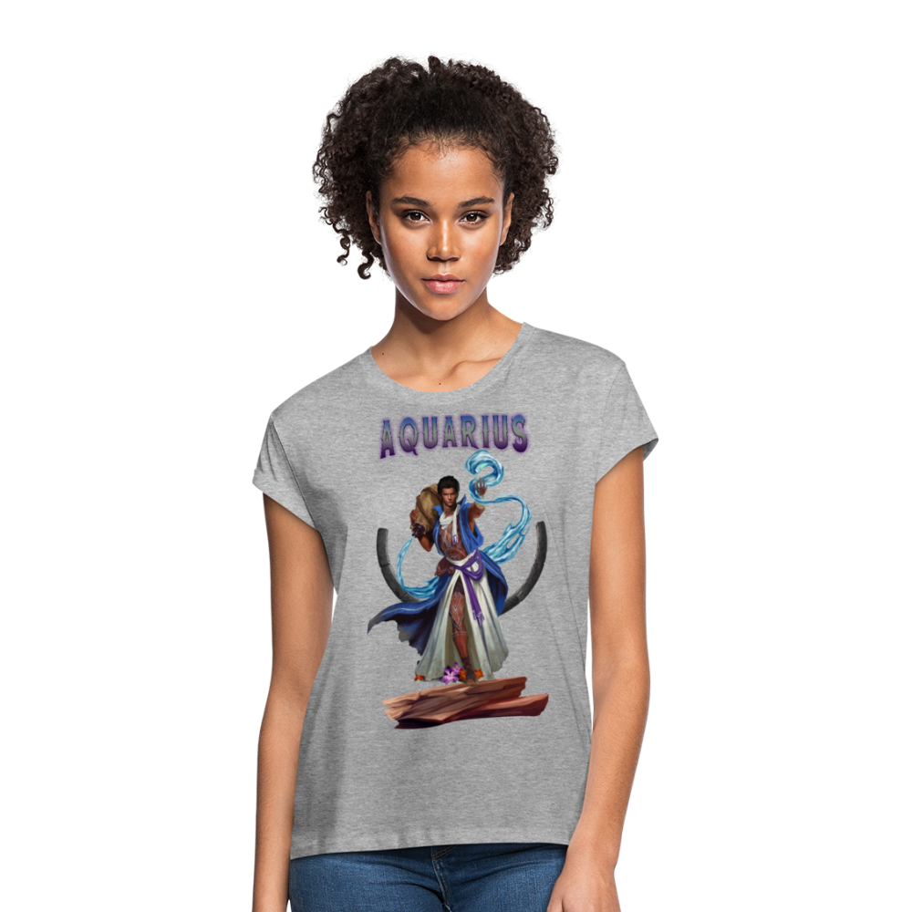 Women's Aquarius Relaxed Fit T-Shirt - heather gray