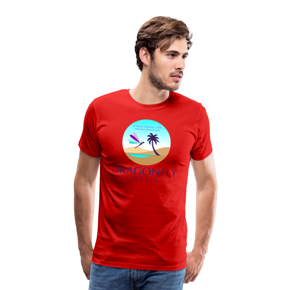 Men's Dragonfly Oasis V.1 Premium T-Shirt - red